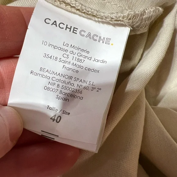 Cache Cream Square-Neck Cropped Jumpsuit - Picture 7 of 7